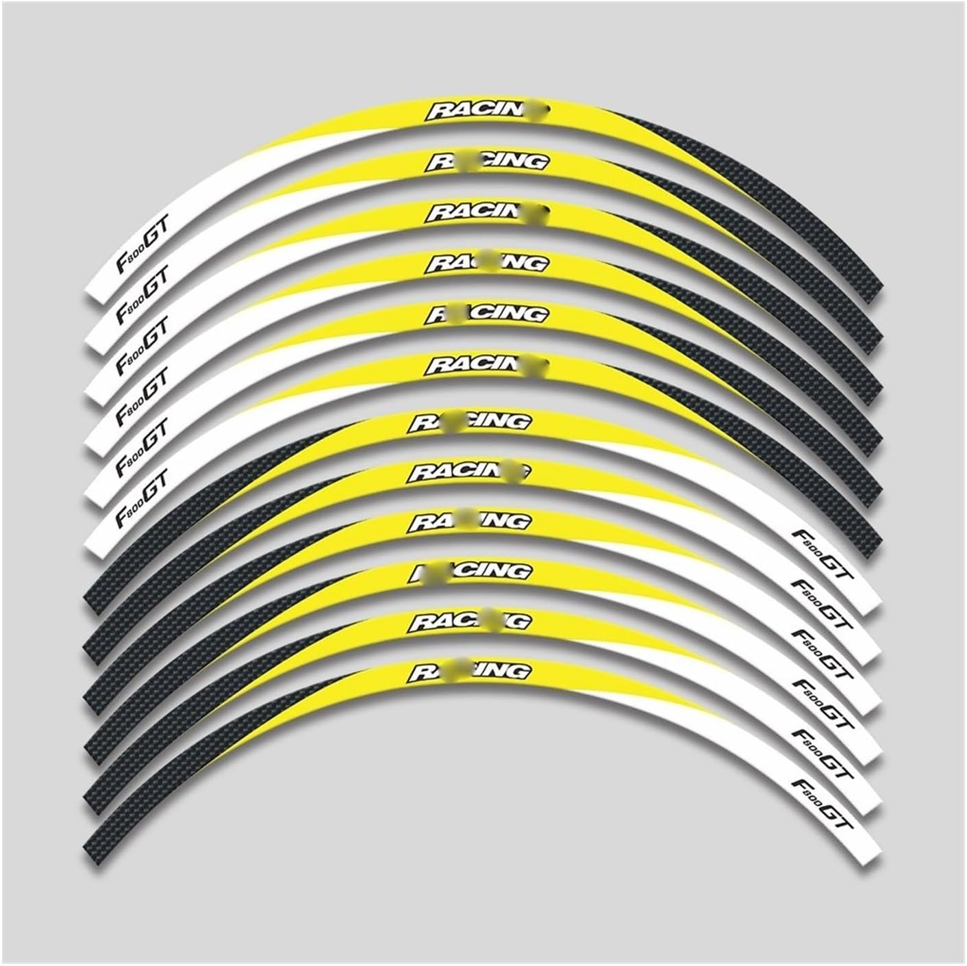 For F800gt F 800gt F800 For GT Motorcycle Wheels Hub Stickers Rim Reflective Stripe Decorative Decals Tape Kit(11)