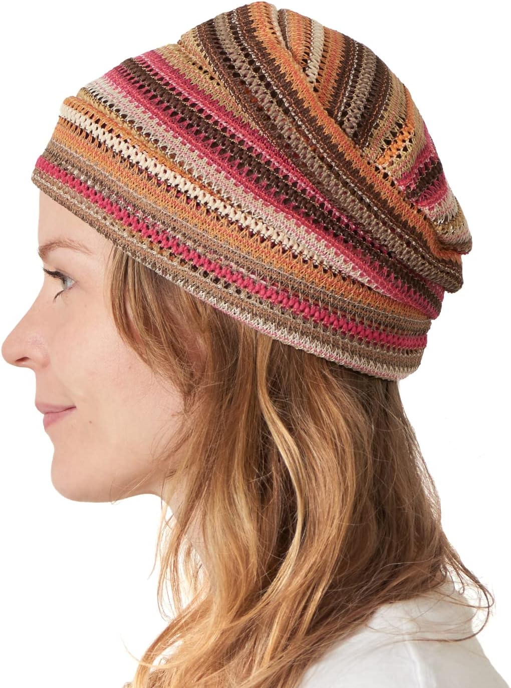 Men Summer Beanie Knit - Women Hipster Slouchy Hat Boho Street Crochet Cap