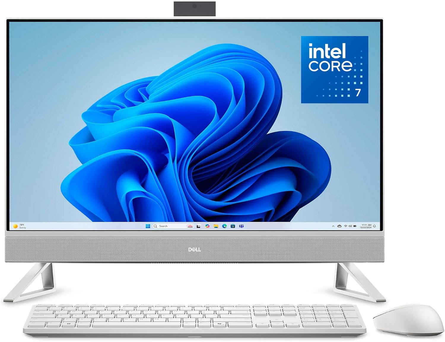 Dell 27 All-in-One Desktop ec27250-27-inch FHD Touch Display, Intel Core 7 Processor 150U, NVIDIA GeForce MX570A 2GB GDDR6 Graphics, 32GB DDR5 RAM, 1TB SSD, Windows 11 Pro, Onsite Service – White Dell 27 All-in-One Desktop ec27250-27-inch FHD Touch Display, Intel Core 7 Processor 150U, NVIDIA GeForce MX570A 2GB GDDR6 Graphics, 32GB DDR5 RAM, 1TB SSD, Windows 11 Pro, Onsite Service – White