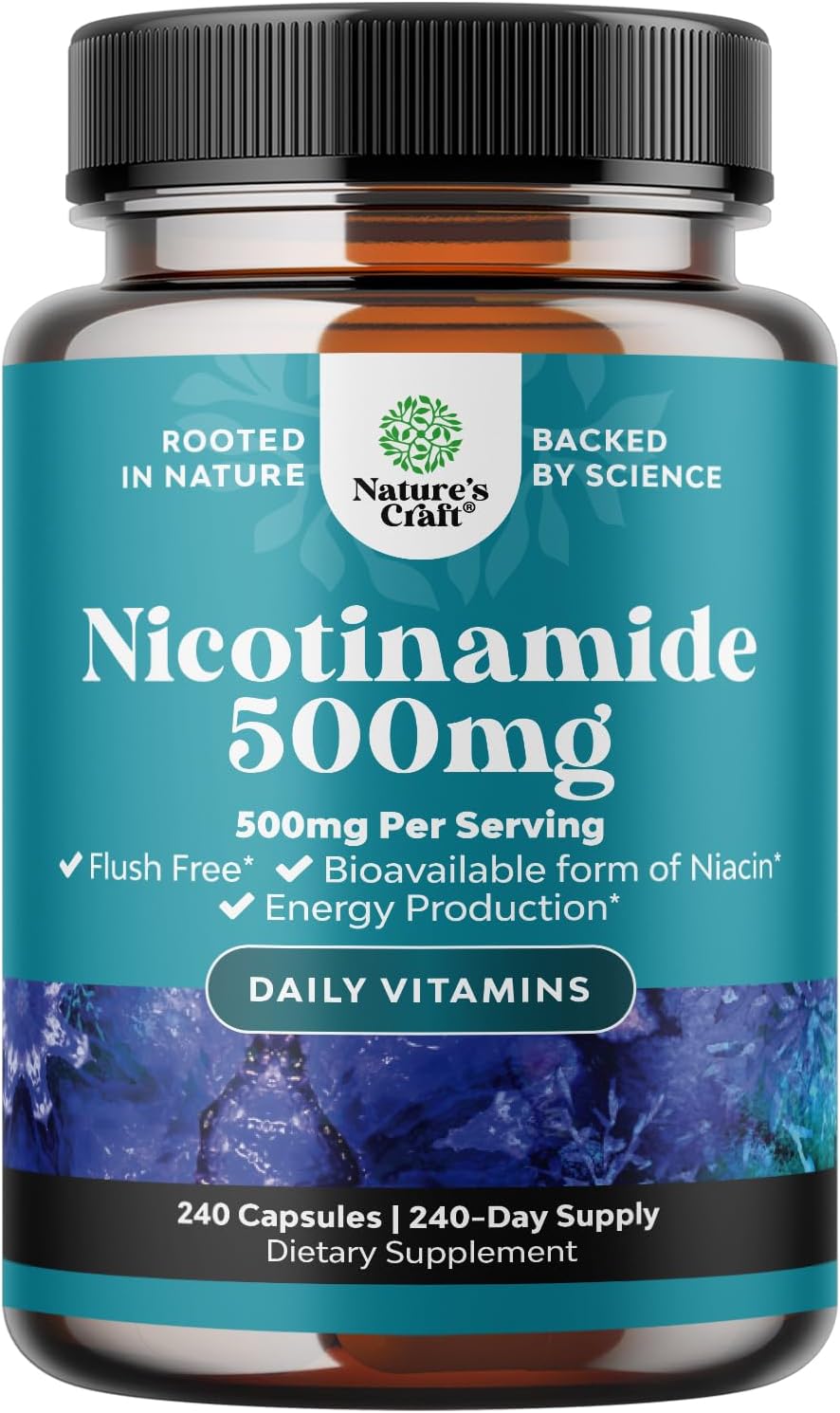 biophix B3 Nicotinamide 500 mg 180 Caps 2 Pack Nicotinic