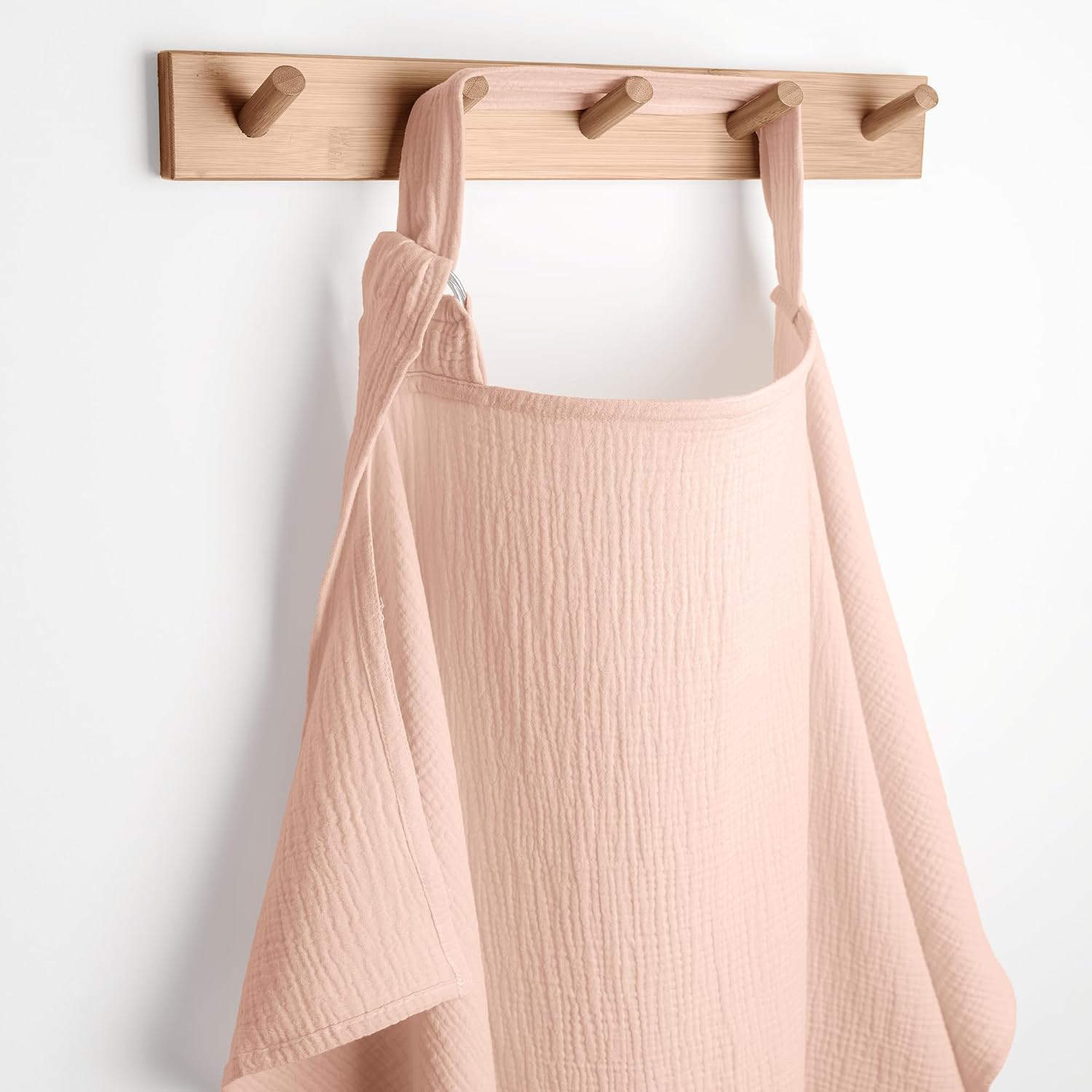 Comfy Cubs Nursing Cover and Burp Cloths Set Bundled (Blush)