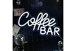 Kathfly Coffee Bar Neon Sign - Illuminate Your Coffee Ambiance