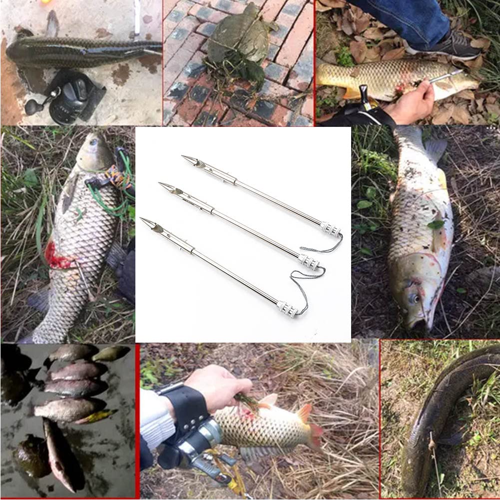 3 szt. Stal nierdzewna Wędkarstwo Grotki Łowienie Łowienie Strzała Łowienie Końcówki Końcówki do Polowania Pro Slingshot Catapult Gra docelowa