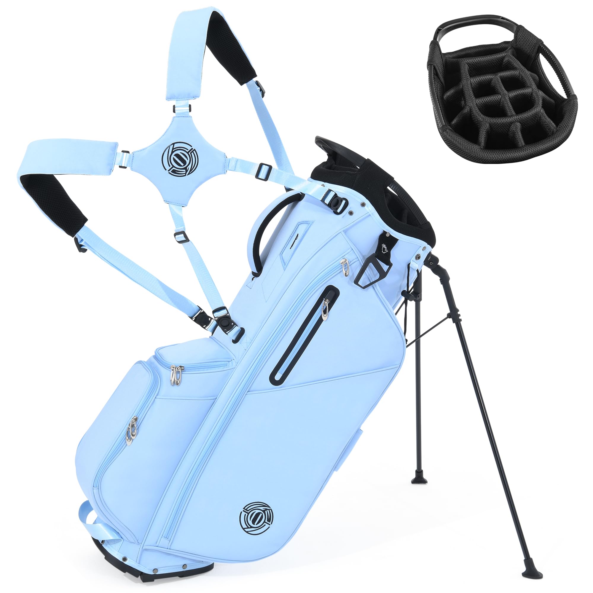 Shopsource 14 Way Lightweight Golf Stand Bag with Full Dividers