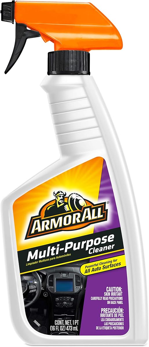 Car Cleaner Spray Bottle, Cleaner for Cars, Truck, Motorcycle, Multi-Purpose, 16 Oz, Pack of 6, 78513-6PK