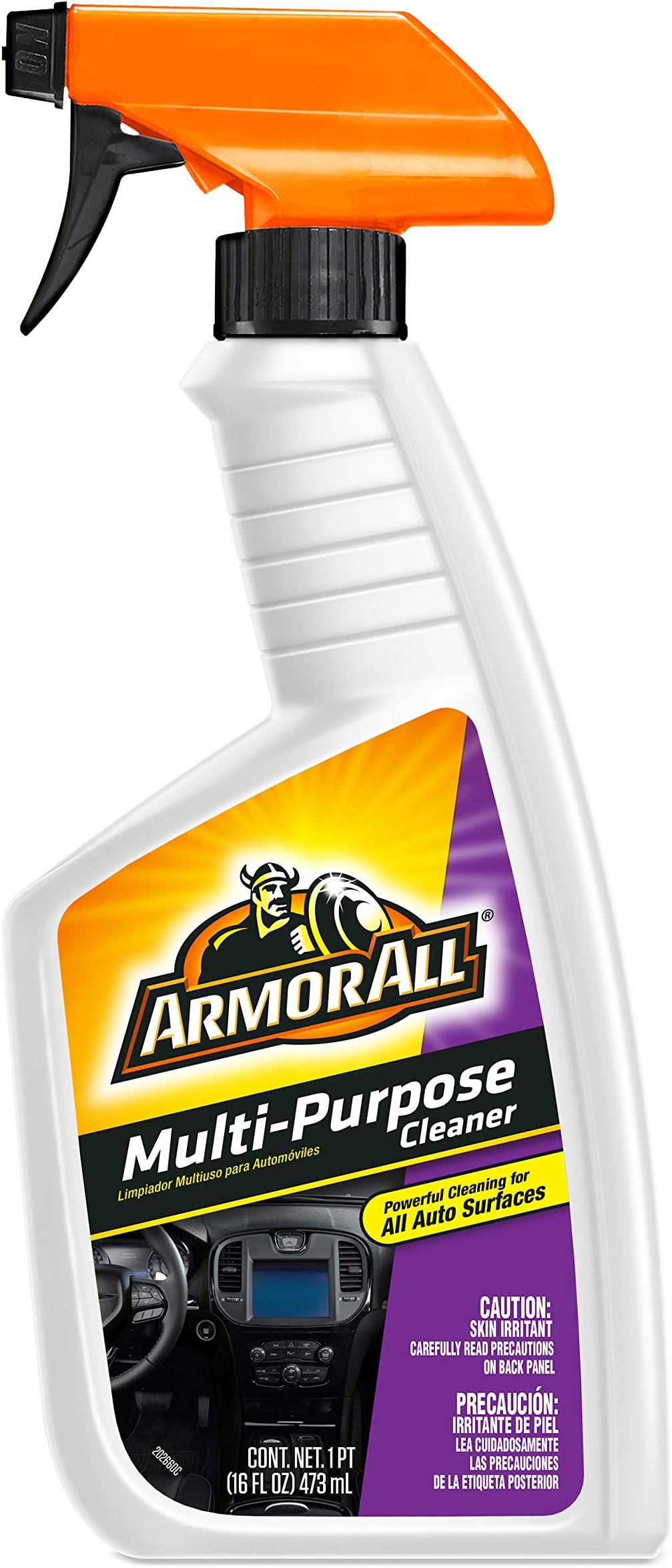 Car Cleaner Spray Bottle, Cleaner for Cars, Truck, Motorcycle, Multi-Purpose, 16 Oz, Pack of 6, 78513-6PK
