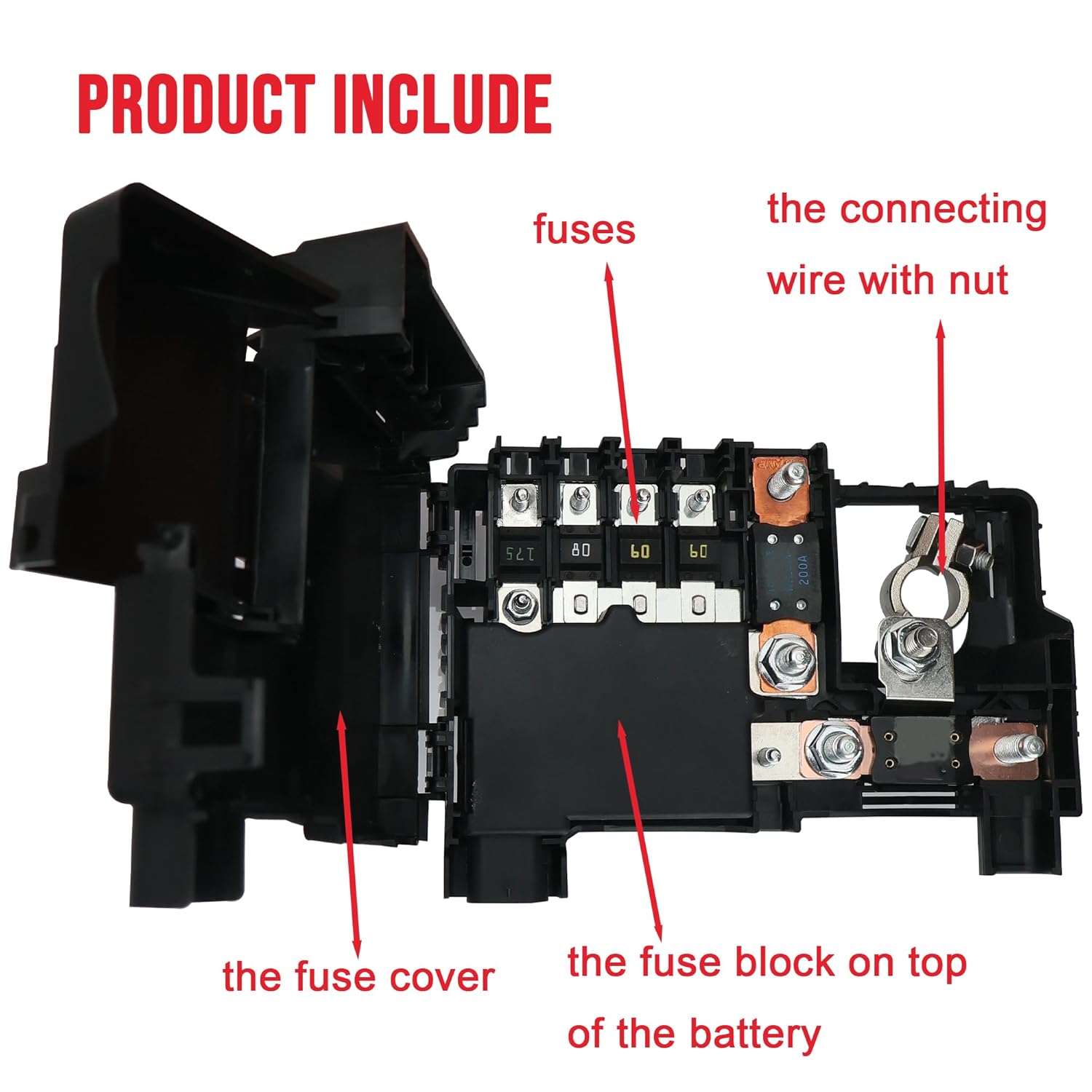 23223079 601-700 Battery Distribution Engine Compartment Fuse Block Compatible with Chevrolet Malibu 2014-2016, fit for Chevrolet Malibu Limited 2016
