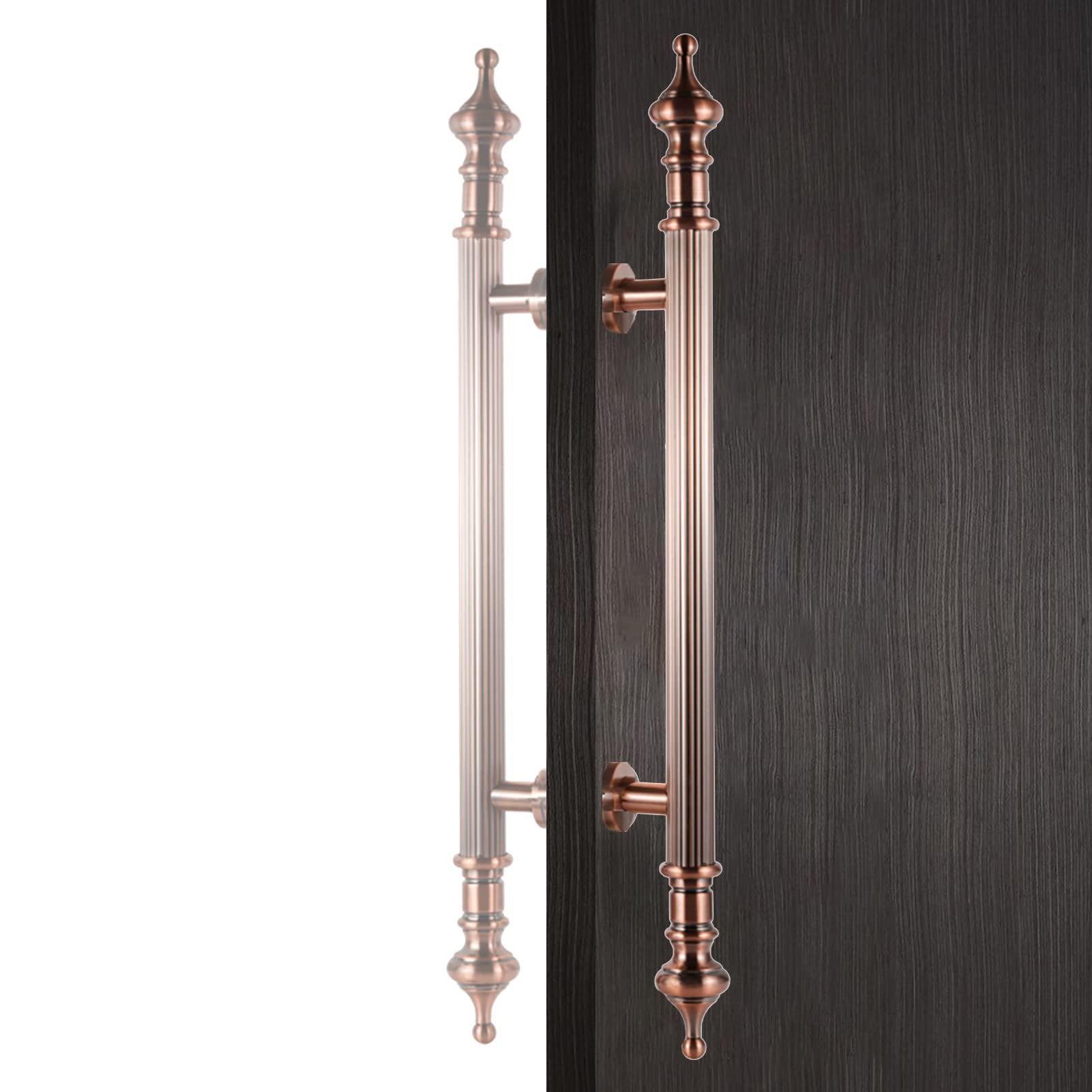Poignée de porte en bois antique 80cm pour porte coulissante de grange et magasin