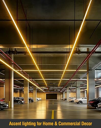 Miniatura 7 de Shine Decor Tira de luces LED Plus CA 120V, cuerda brillante de doble fila conectable, ETL IP65 impermeable y resistente a la intemperie para