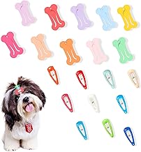 YAODHAOD 20 Pieces Dog Hair Clips Dog Hair Accessories Dog Hair Clip Multicolor Small Small Brush Hairpin Cap Grooming Products