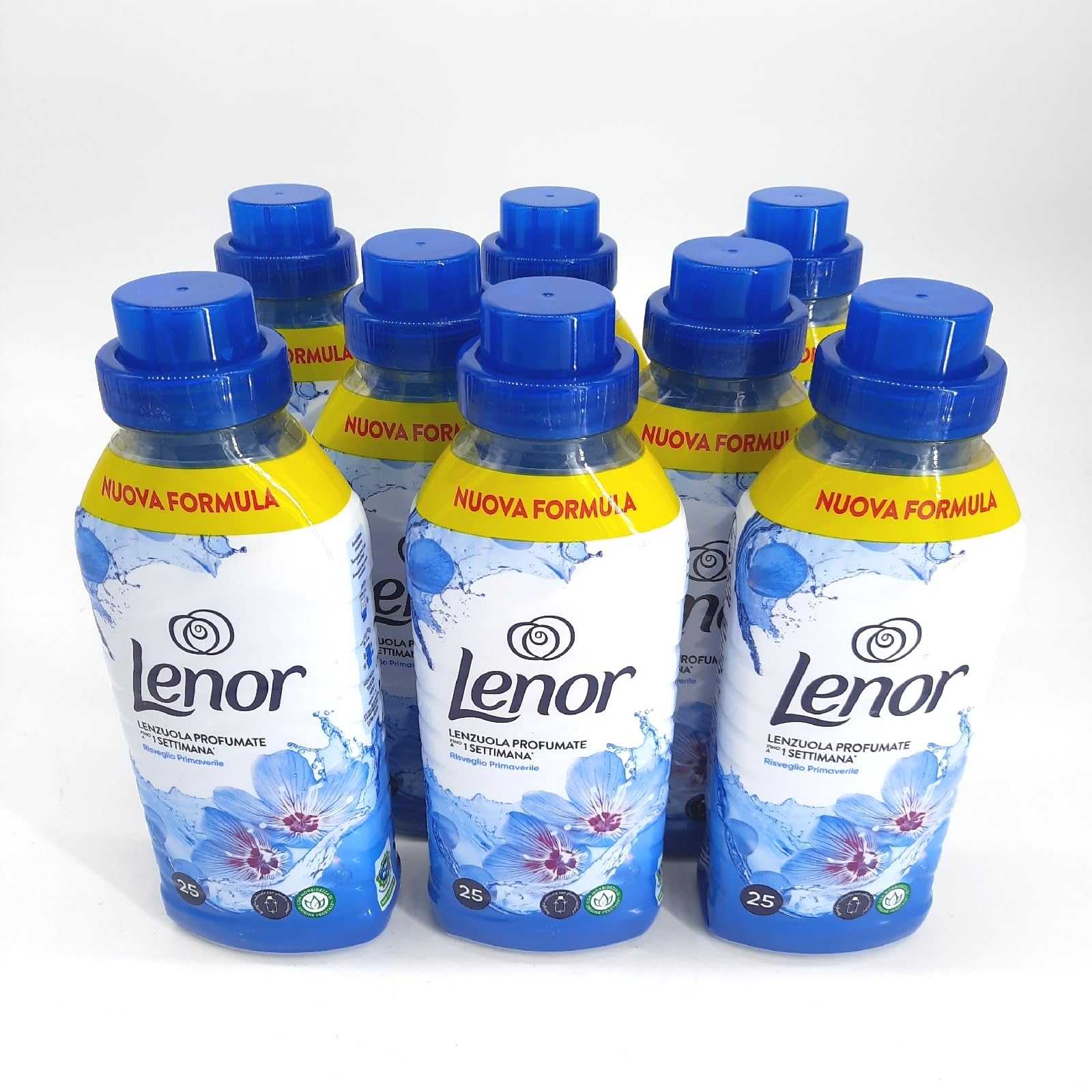 Lenor Geconcentreerde wasverzachter voor wasmachines, 295 wasbeurten (8 x 925 ml), Atmosphere d'Italia Portofino, maxi-formaat, parfums elke avond tot een week