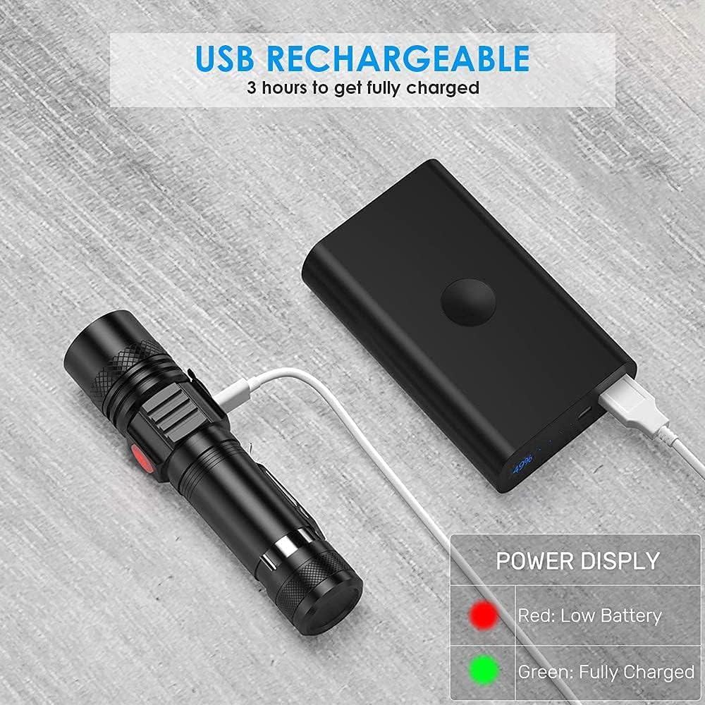 Rechargeable Flashlight Karrong Pocket Sized Resistant Photo