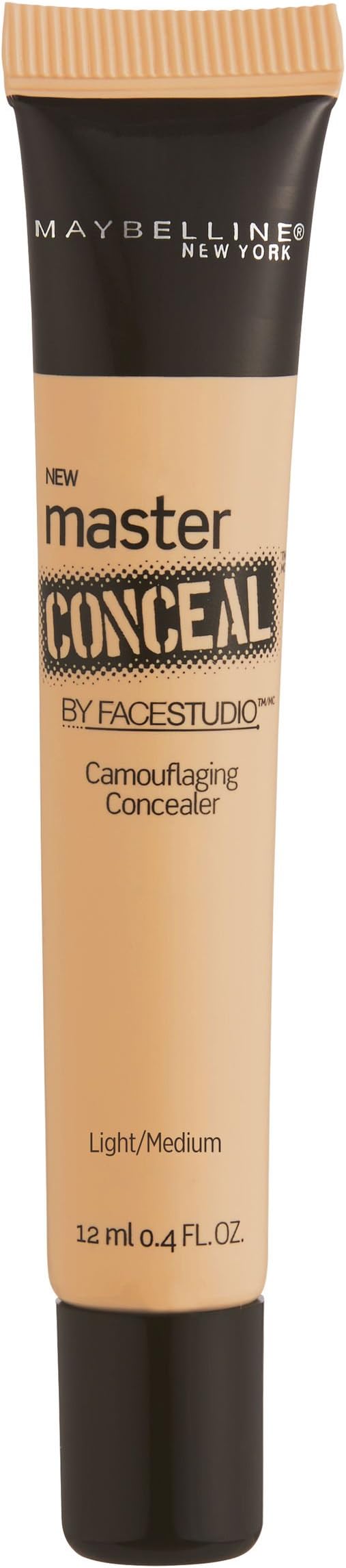 Maybelline New YorkFacestudio Master Conceal Makeup, Light/Medium, 0.4 fl. oz.
