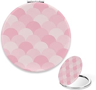 Compact Magnifying Mirror Romantic Pastel Pin...