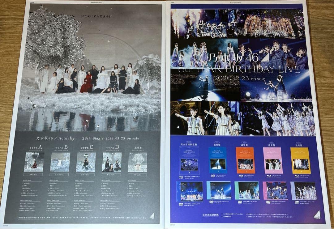 Amazon.co.jp: 乃木坂46 Actuallyバスラ ポスター風全面広告 白石麻衣