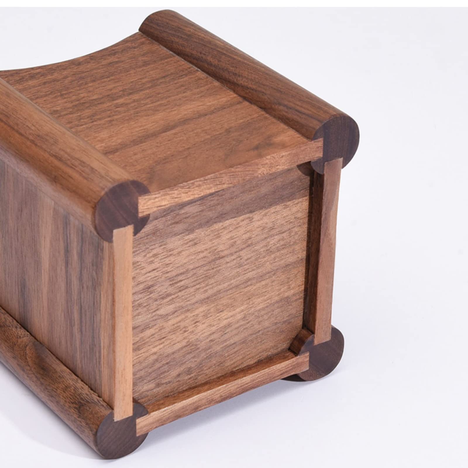 Bleistifttopf aus Holz Hölzerner Stifthalter Office Desktop Kinder Student Schreibwaren Organizer für Homeoffice(Braun)