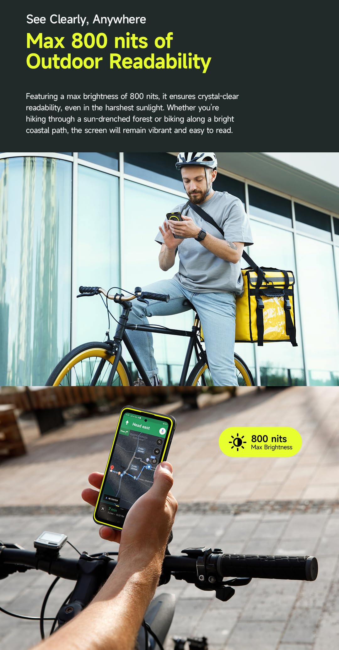 Ulefone Armor X31 PRO 5G Outdoor Smartphone Ohne Vertrag, 64MP+25MP Kamera (Nachtvision & Blendenblitz), 5G 16GB+256GB, 6,56" HD+120Hz, IP68 Android 14 Robustes Handy, 3 Kartenslot, GPS NFC Schwarz