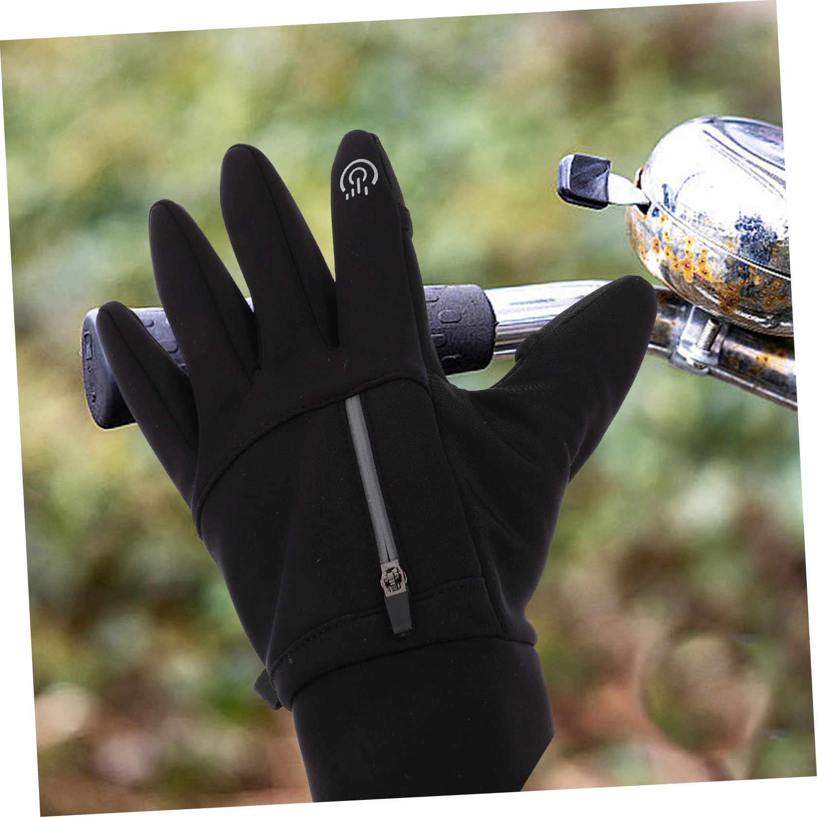3 Paar Winddichte Handschuhe Fahrradhandschuhe Fingerlose Handschuhe Arbeitshandschuhe Touchscreen Handschuhe Herrenhandschuhe Motorradhandschuhe Fäustlinge