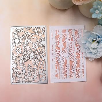 DIY 3D Butterfly Fram Metal Cutting Dies for Scrapbooking Card Making, Die Cuts DIY Album Stamps Decor Embossing Paper Crafting Die-cuts Party Wedding Festival Decorations