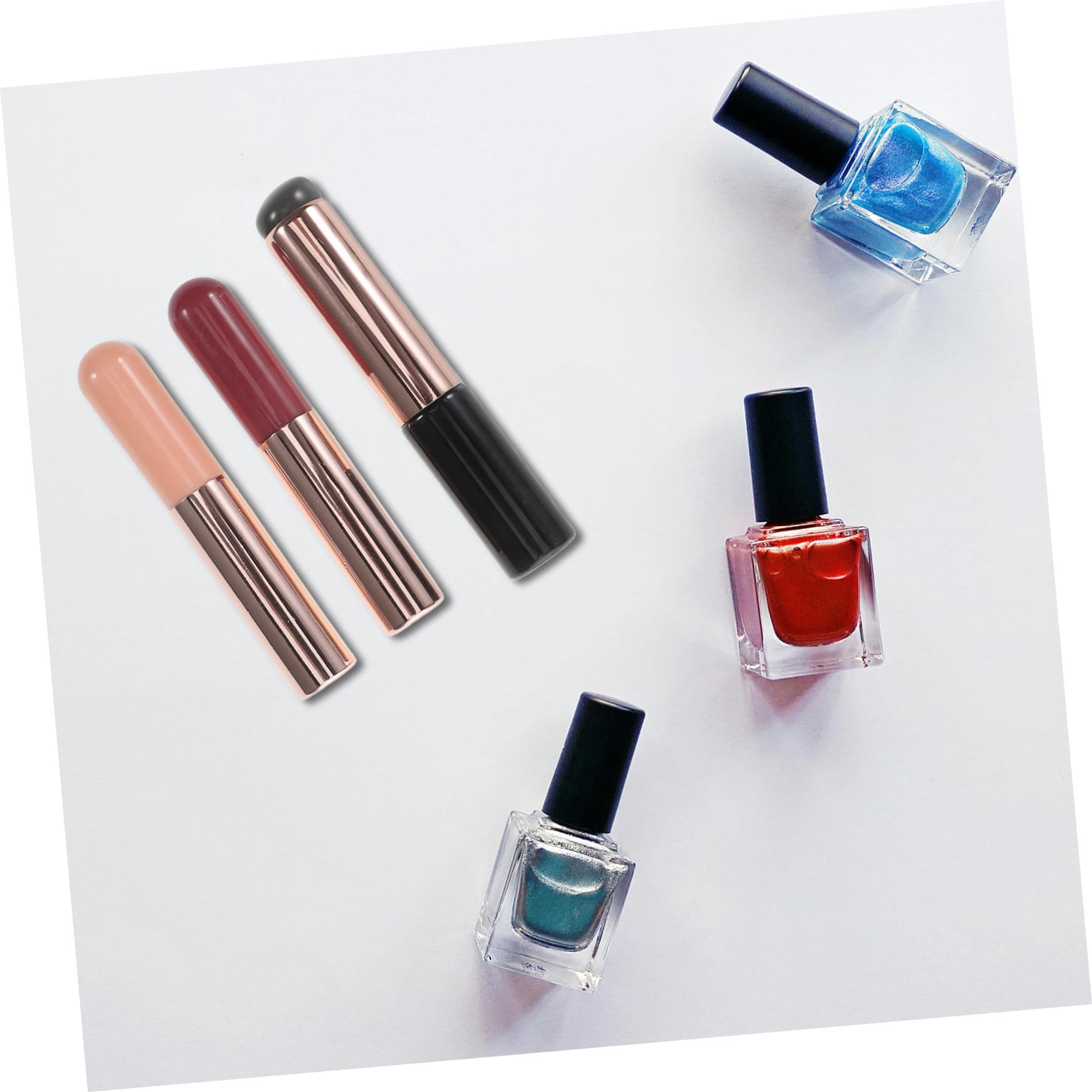 Healeved 12piezas Cepillos De Reutilizables Para Arte De Uñas De Aplicador Para Manicura y Difuminado Profesional