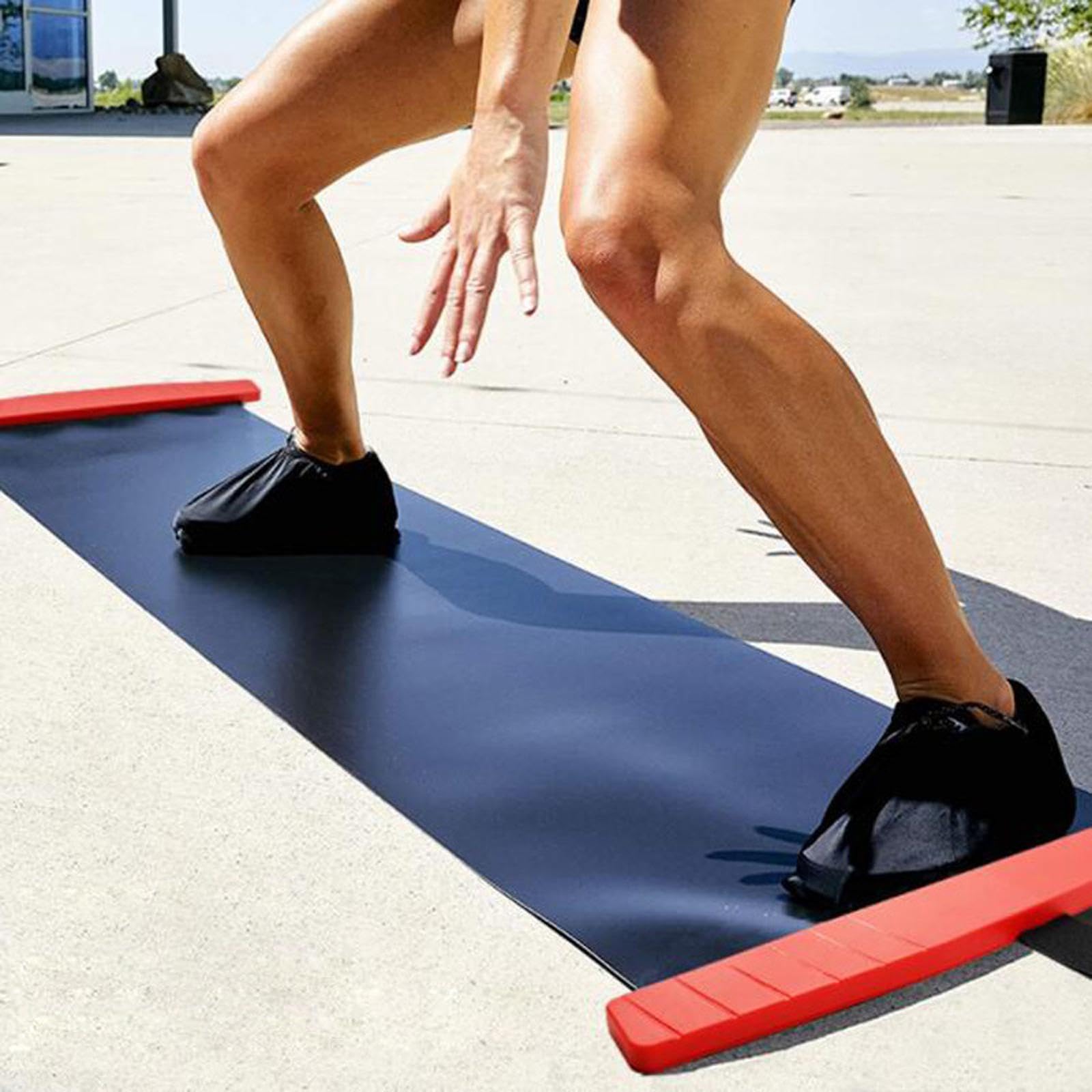 Slide Board Working Out Yoga Sliding Mat for Training Roller Skating Fitness Blue 180mx50cm-image-39