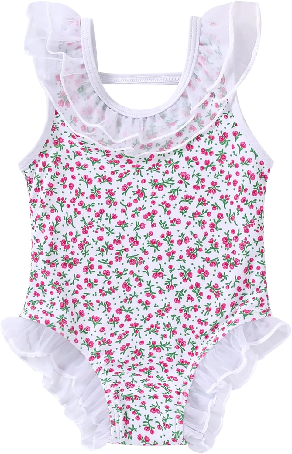YOUNGER TREE Toddler Swimsuit Girl Tulle Ruffle One Piece Swimwear Baby Summer Beach Bathing Suit