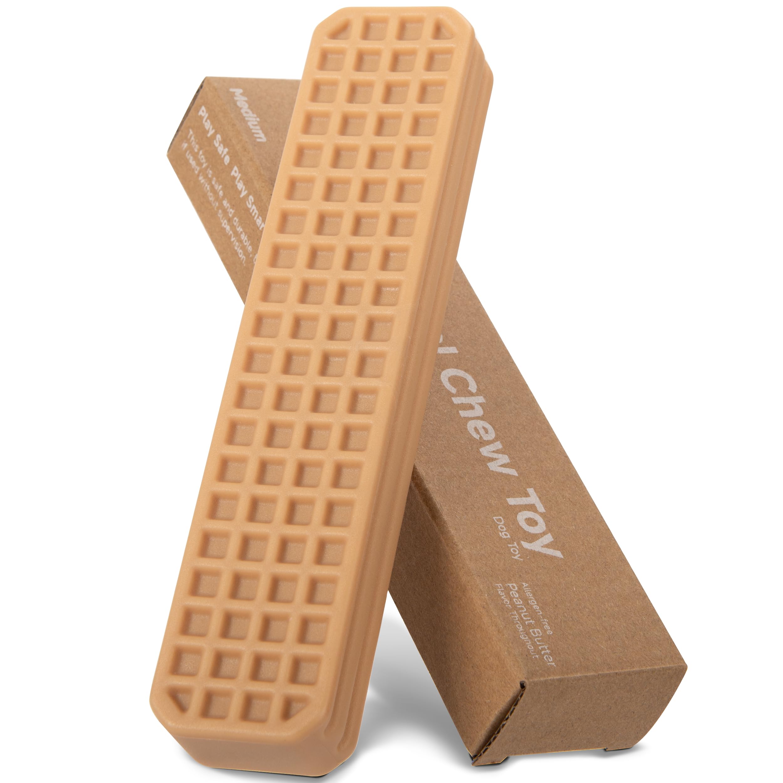 Jigsaw Boat Durable Chew Toy for Medium Dogs - Peanut Butter Flavor Dental Chew Toy, Long-Lasting Nylon for Aggressive Chewers, Reduces Tartar and