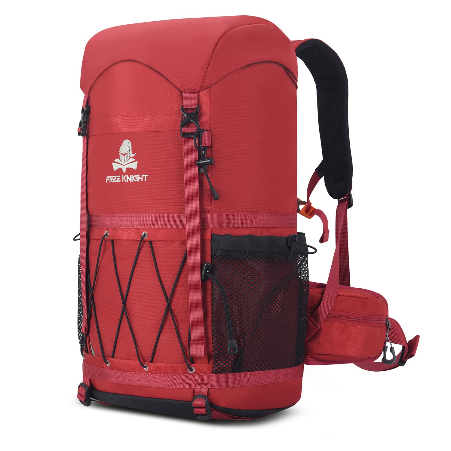 Bseash 40L Leichter wasserdichter Wanderrucksack mit Regensc