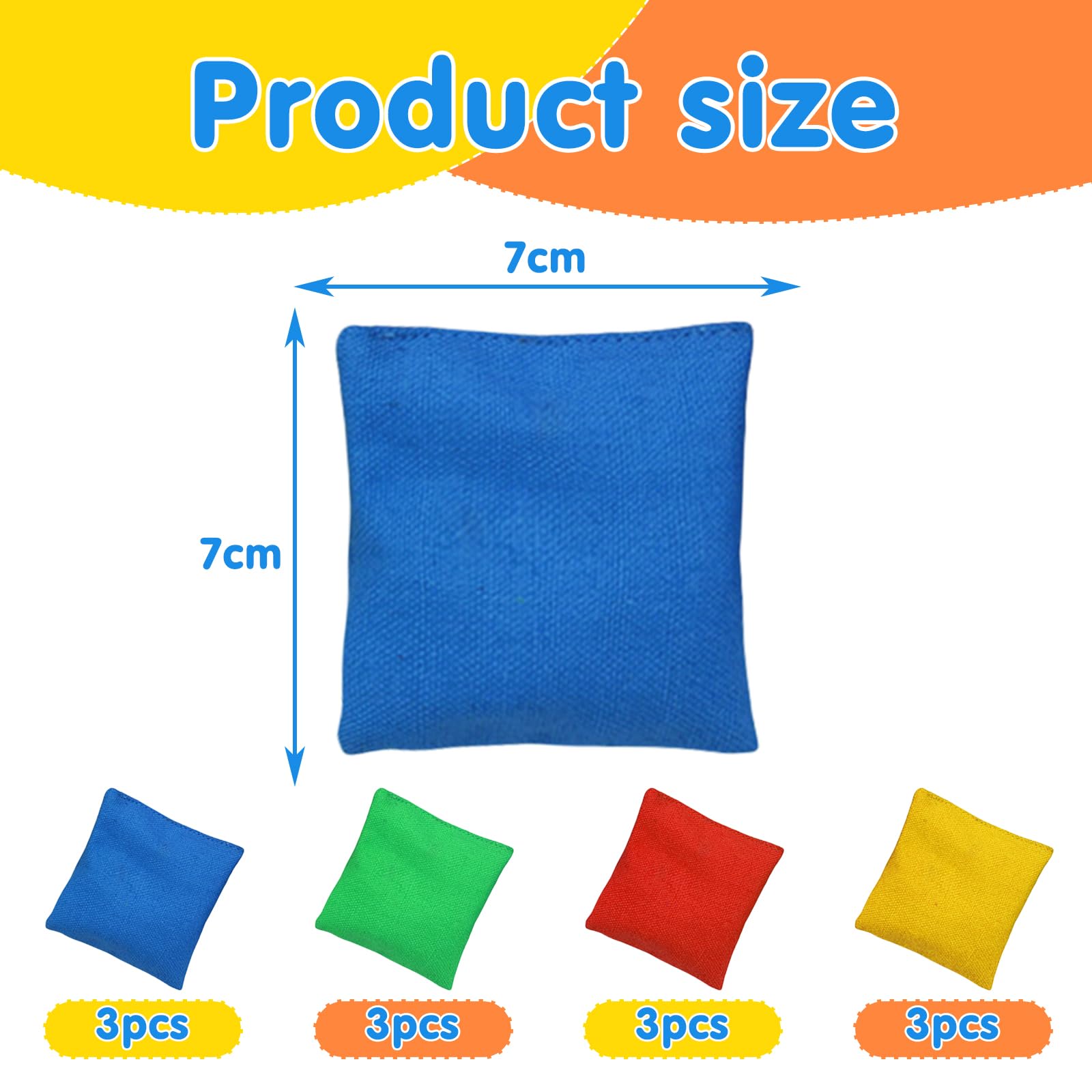 JMEXSUSS JMEXSUSS Sacchetti per Cornhole resistenti alle intemperie JMEXSUSS JMEXSUSS Sacchetti per Cornhole resistenti alle intemperie