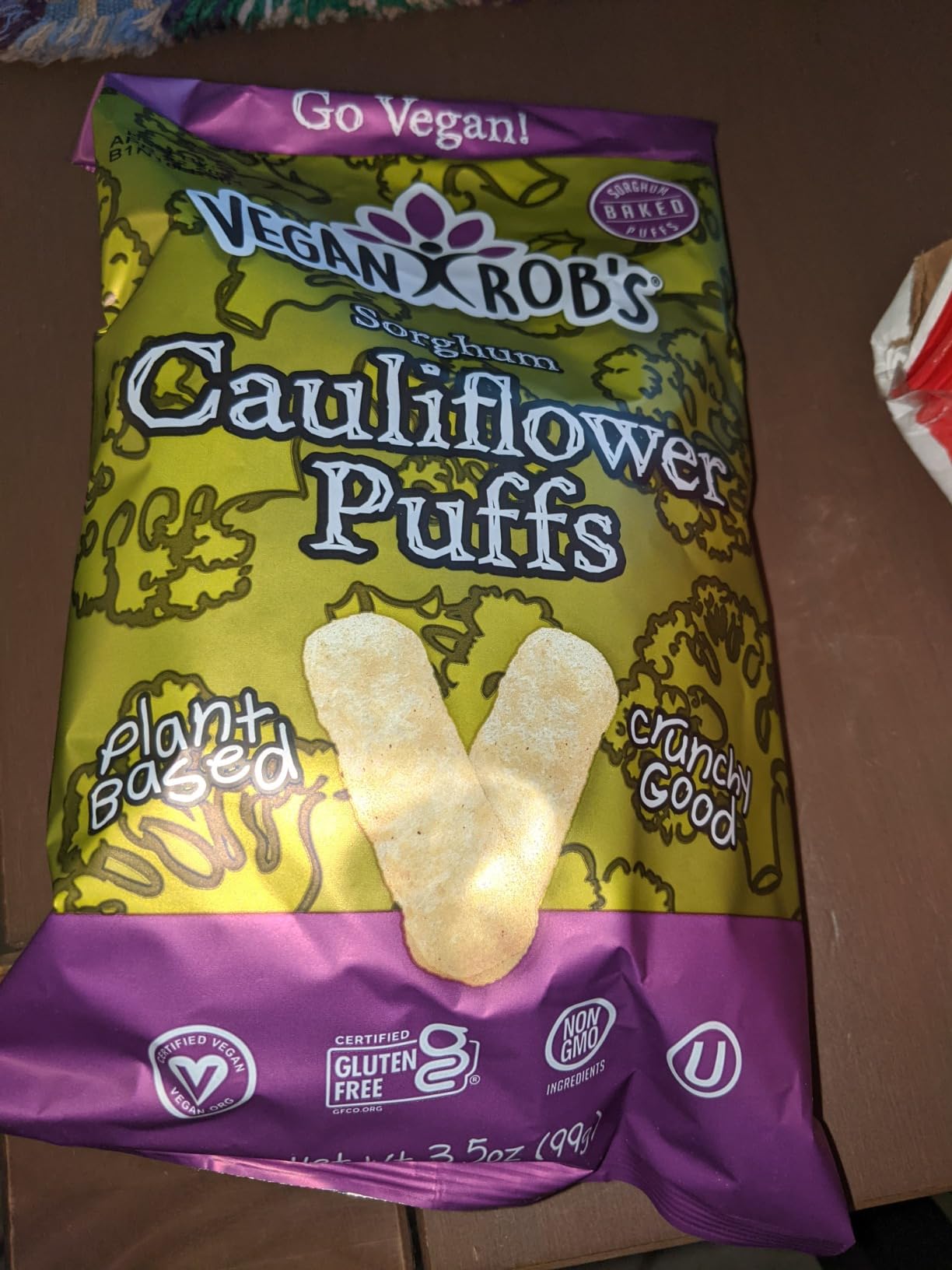 Vegan Rob's Cauliflower Puffs Clean & Sustainable with a