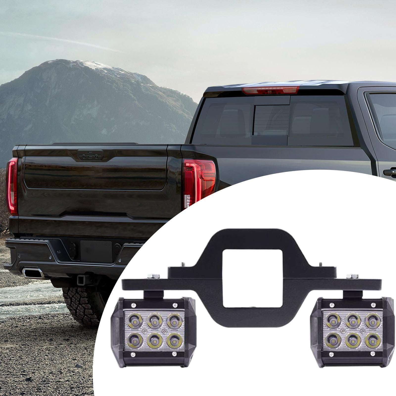 Feux Pods Pour Camions - Bandeau LED pour Hayon de Camion et Véhicules Utilitaires,Projecteur Antipoussière Étanche Accessoires Auto Pour Conducteurs Voyage
