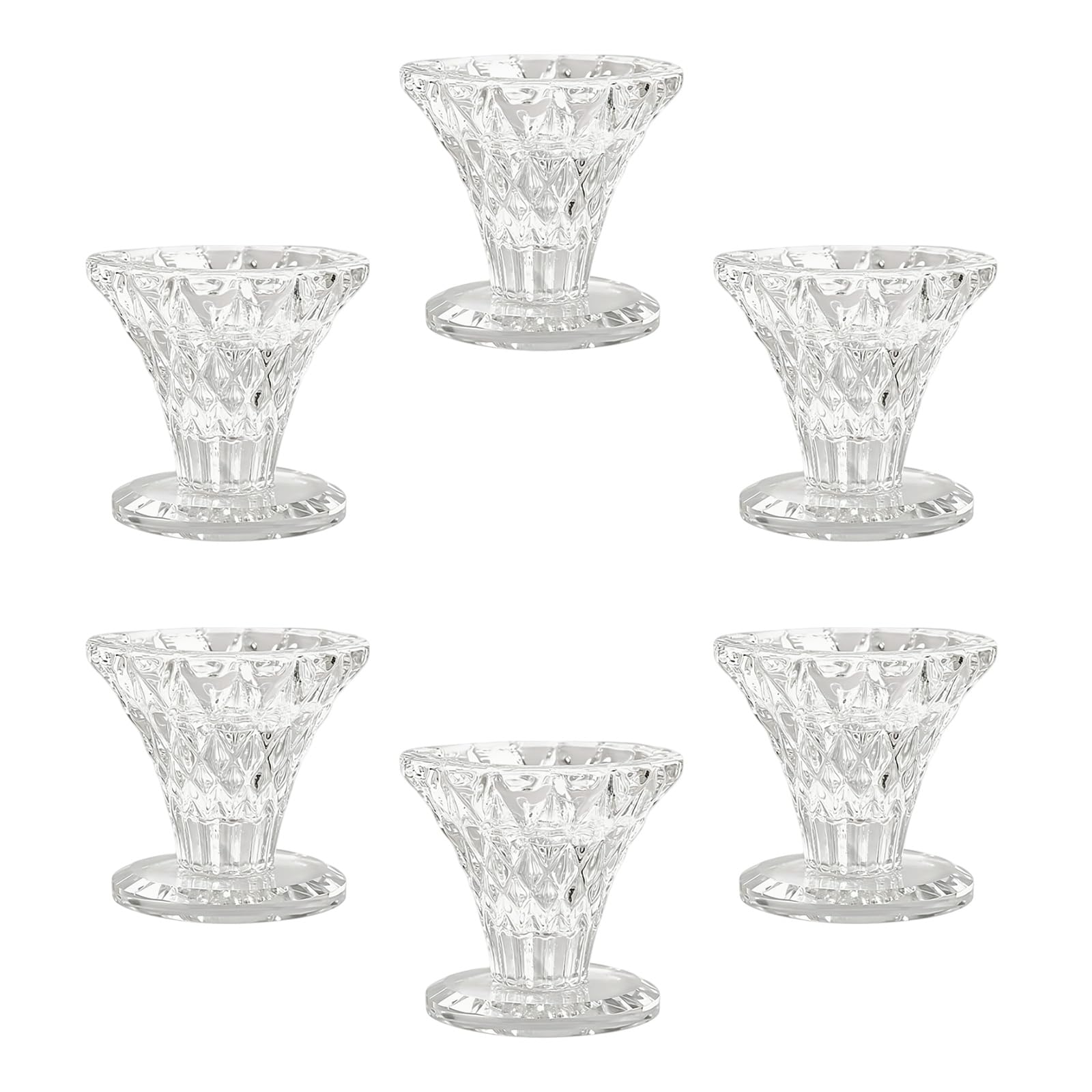 our fave Dozen Glass Container Designs for Enhances Light Reflection and Durability Clear Stands