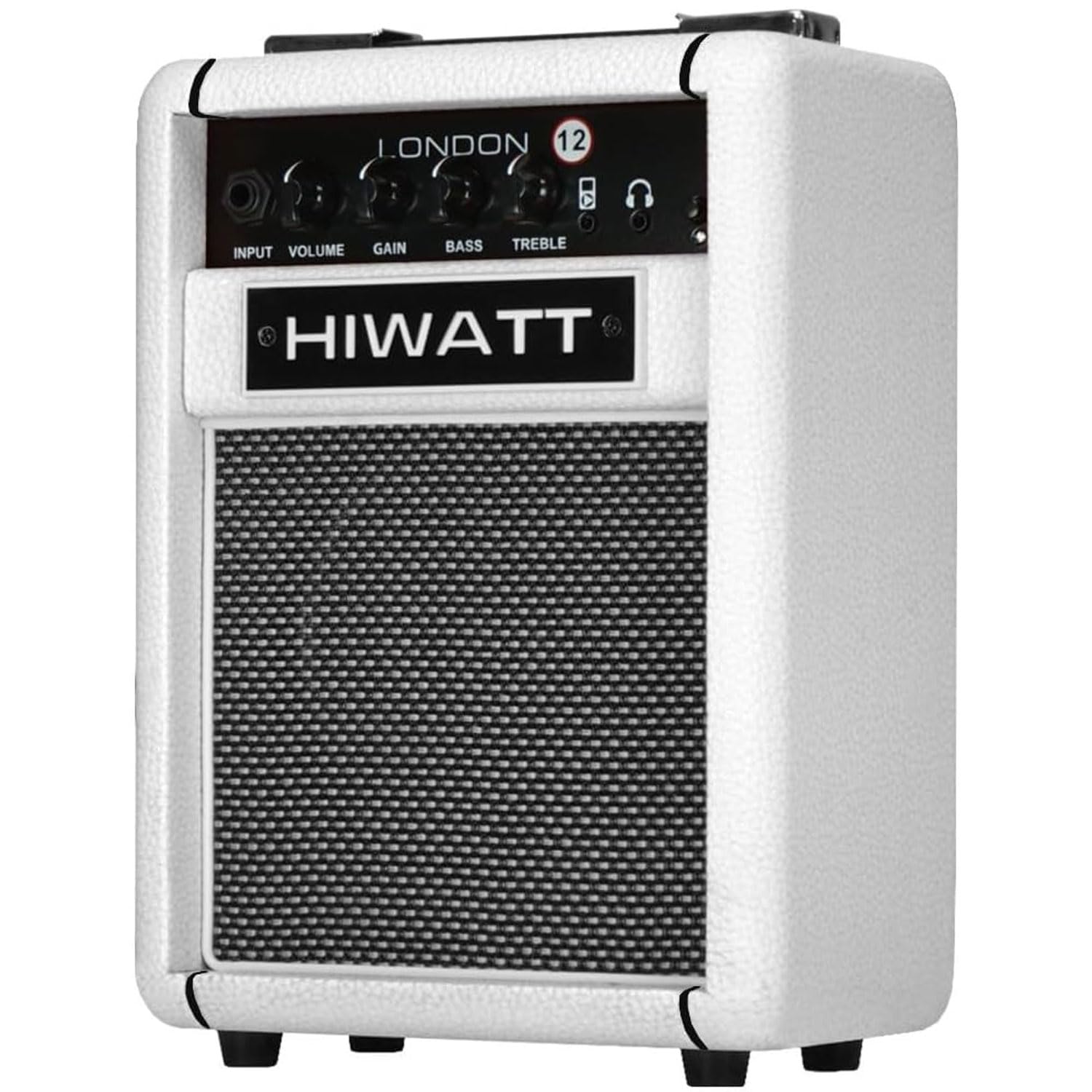 Hiwatt London 12 Combo Gitarren-Verstärker Weiß mit keepdrum Kabel