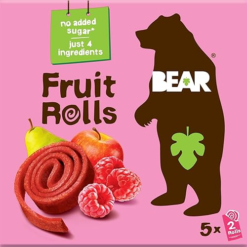 Miniatura 9 de Bear Yoyo Fruit Roll Frambuesa Multipack, 3.5 oz (Paquete de 2)