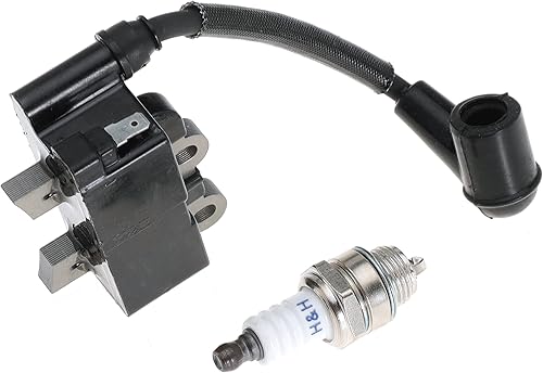 Miniatura 2 de Bobina de encendido 291337001 con bujía para Ryobi RY254BC 25.4CC y RY252CS RY253SS RY251PH 25cc recortadora de cuerda 2 ciclos cortador de cepillo