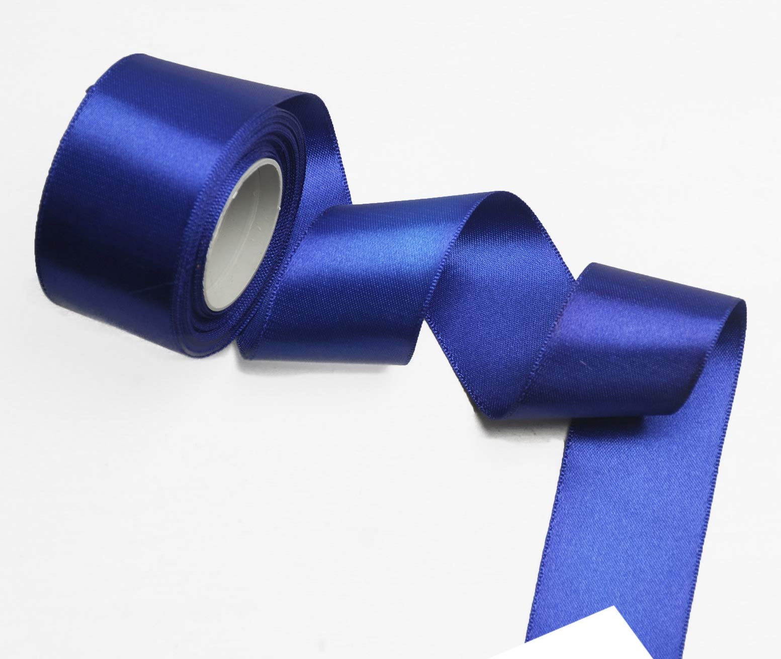 Royal Blue Double Faced Nylon Satin Ribbon 2 inch 3 Meters