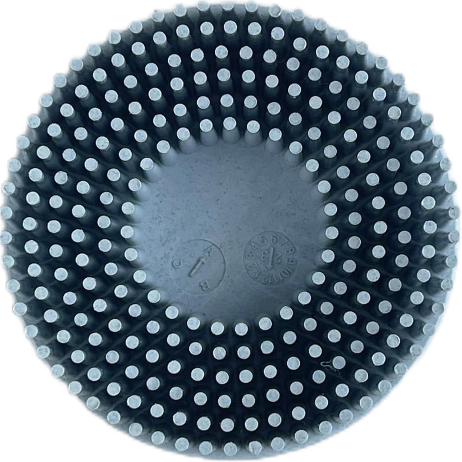 2pcs 2 Inch Bristle Disc 120 Grit with 1/4 Inch Shank Attachment Abrasive Coating Removal Brush Disc for Metal, White