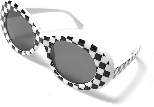 Miniatura 4 de JUSLINK Gafas de sol retro retro retro retro del marco grueso de la MOD de la lente redonda Clout Gafas de sol