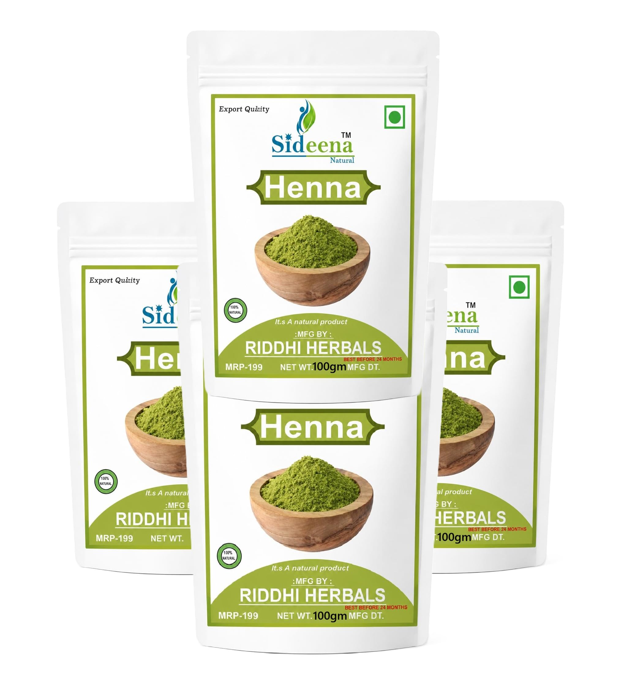 Heena Powder for Hair pack 400gm | Natural Hair Color, Mehendi Powder-image-22