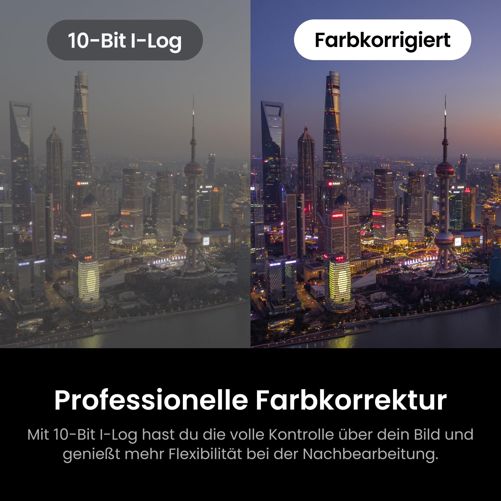 Insta360 Luna Ultra Ausdauer-Bundle – 8K Vlogging-Kamera mit Zwei Leica Objektiven, 12× Zoom, 1"-Sensor, Abnehmbarer 2"-Touchscreen, Dreifach-KI-Chip, kompakte Gimbal-Kamera für Vlogs und Fotografie