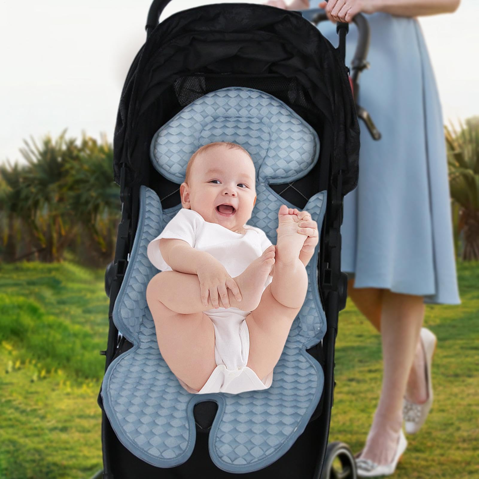 Tappetino di raffreddamento per passeggino, Tappetino di raffreddamento per passeggino - Tappetino refrigerante per passeggino Ice Tappetino refrigerante per seggiolino auto - Cuscino di raffreddament