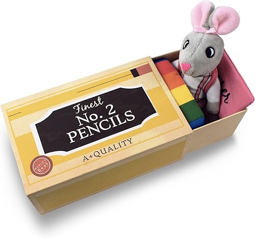 Vista 37 de Mice in Boxes - Juego 'Remy The House Mouse' con animales de peluche en una caja de fósforos Remy el ratón de la casa,Dolly (Llama),Manoplas