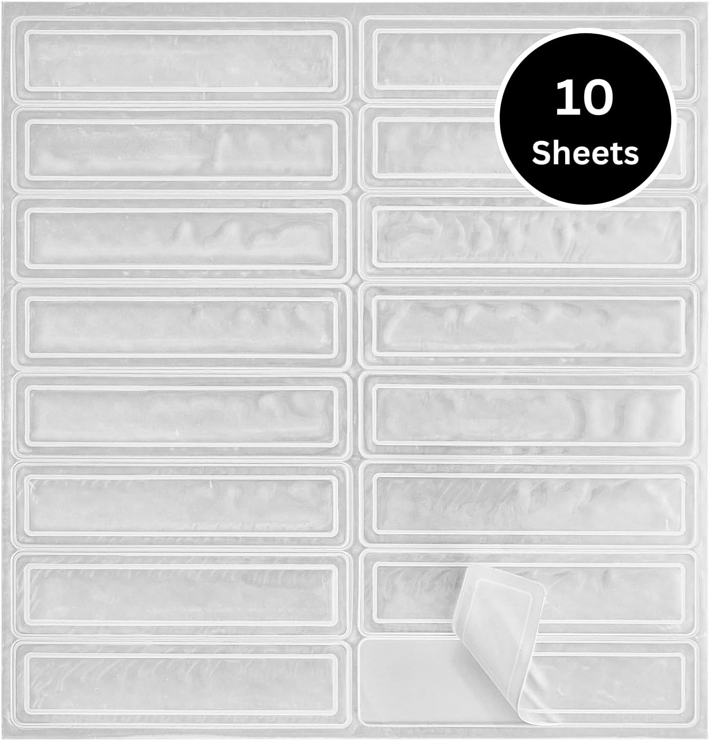 Reflective Stickers, Strong Adhesive & Durable, Glow in The Dark, 16 Count, Hard Hat Accessories