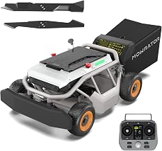 Mowrator S1 4WD 12Ah Ferngesteuerter Rasenmäher, Ganzjährige Gartenpflege, Steigungen bis 75% (37°), Laubmulchfunktion, 53 cm Schnittbreite, Schnitthöhe 3,8–10,9 cm, bis zu 3.000 m² Fläche