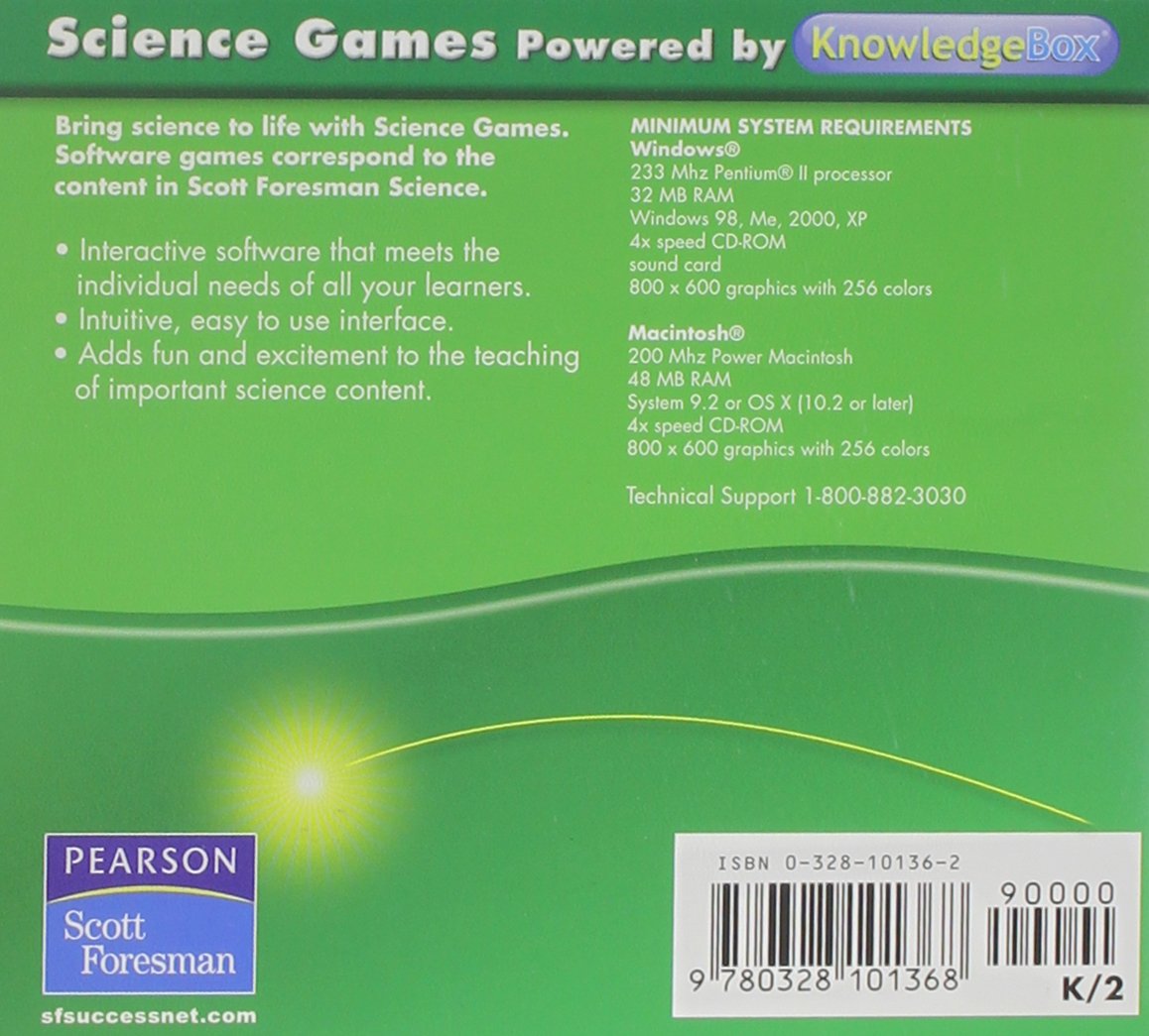 Science 2006 Science Games Powered by Knowledgebox CD ROM Grade K/2