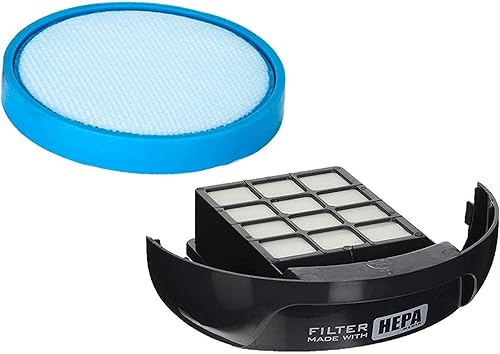 Kit de filtro de repuesto para Hoover Elite Rewind UH71003 - UH71009 - UH71011 - UH71012 montantes sin bolsa. 1 filtro HEPA de escape + 1 filtro