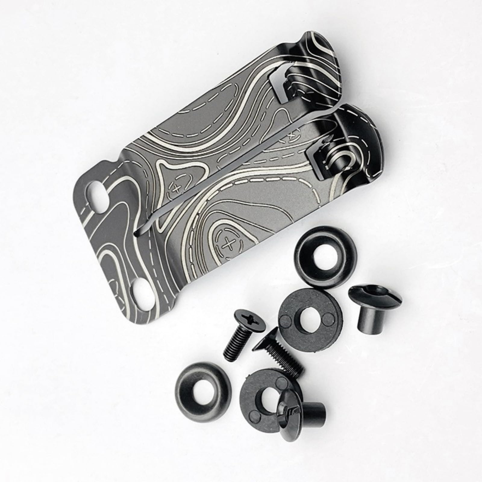 Ergonomic Waist Clip Clamp Stainless Steel for K Sheath Provide Comfort and for Long Hours in or Driving Driver Lumbar