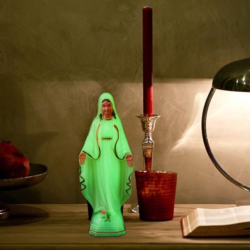 Miniatura 4 de Decoración de mesa de boda, estatuas romanas, figura iluminada, colección renacentista, ornamento religioso, virgen, catolicismo, decoración estatua