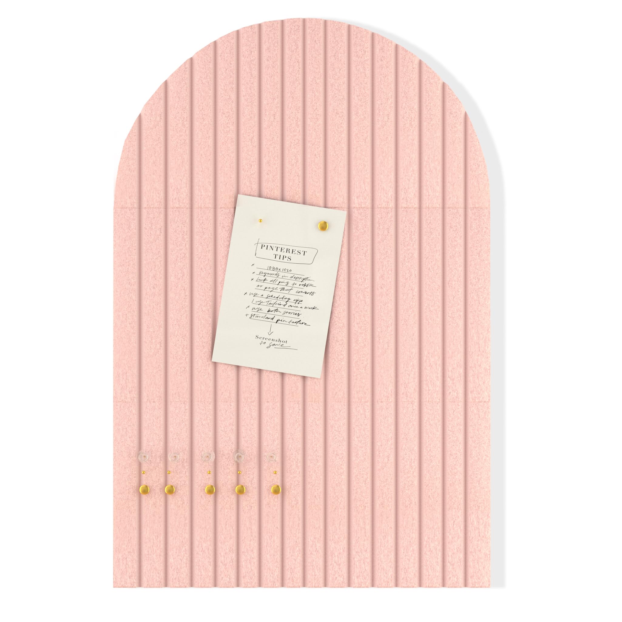 Filz Pinnwand, 88,9 cm x 61 cm Korktafel Alternative, dekorative Filz-Pinnwand mit 30 Pinnnadeln, Vision Board für Büro, Schlafzimmer, Zuhause, Wanddekoration, Foto-Display (Rosa)