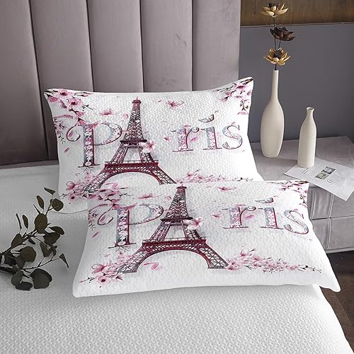 Miniatura 6 de Manfei Colcha acolchada de rana verde para niños, tamaño King, colcha acolchada con flores de acuarela con 2 fundas de almohada, juego de colcha con